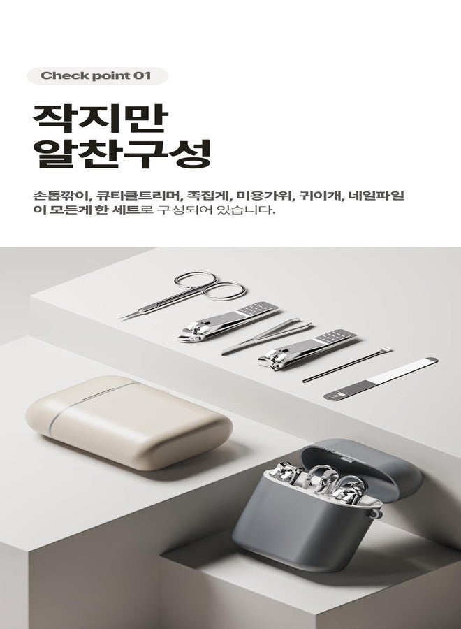 ثري سيفين (777) مجموعة العناية بالأظافر 777 ثري سيفن كليببودز، 6 قطع - أبيض - Image 4